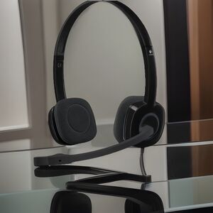 Logitech H151 Stereo Headset In-line Controls,adjustable Headband